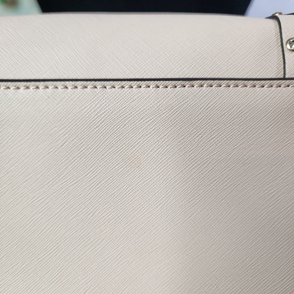 Kate Spade New York Laurel Way Jeweled Saffiano Pink Cream Crossbody - Picture 11 of 14